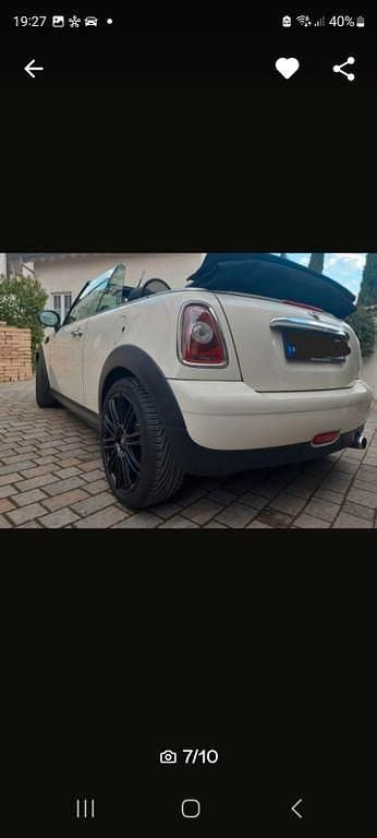 Gebraucht Mini Cooper Cabriolet 122 PS (89 kW) 2009 Weiß Cabrio