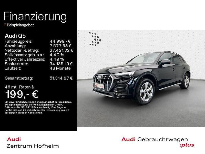 Mythosschwarz metallic Gebraucht 2024 Audi Q5 S-Line SUV | 44.999 € (Guter Preis) - Bild 1/4