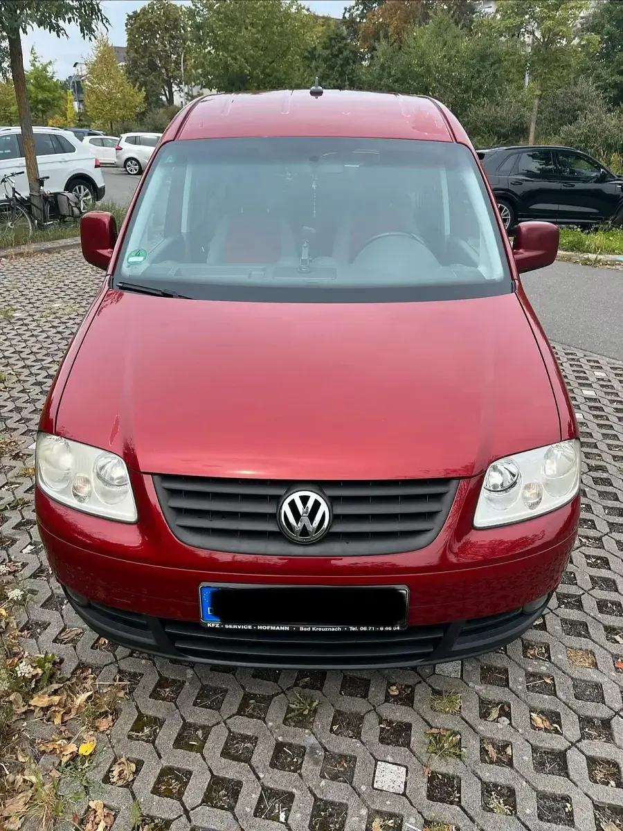 Gebraucht VW Caddy Maxi 140 PS (102 kW) 2008 Rot Van / Kleinbus