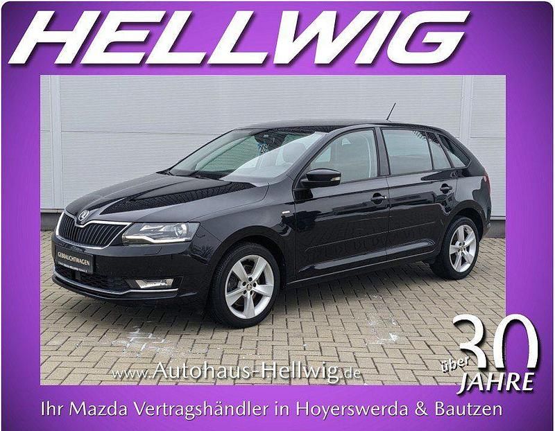 Gebraucht Skoda Rapid Clever 110 PS (80 kW) 2018 Schwarzmagic perleffekt (metallic) Kleinwagen