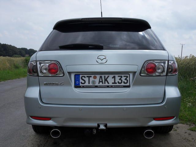 Gebraucht Mazda 6 222 PS (163 kW) 2004 Silber metallic Kombi