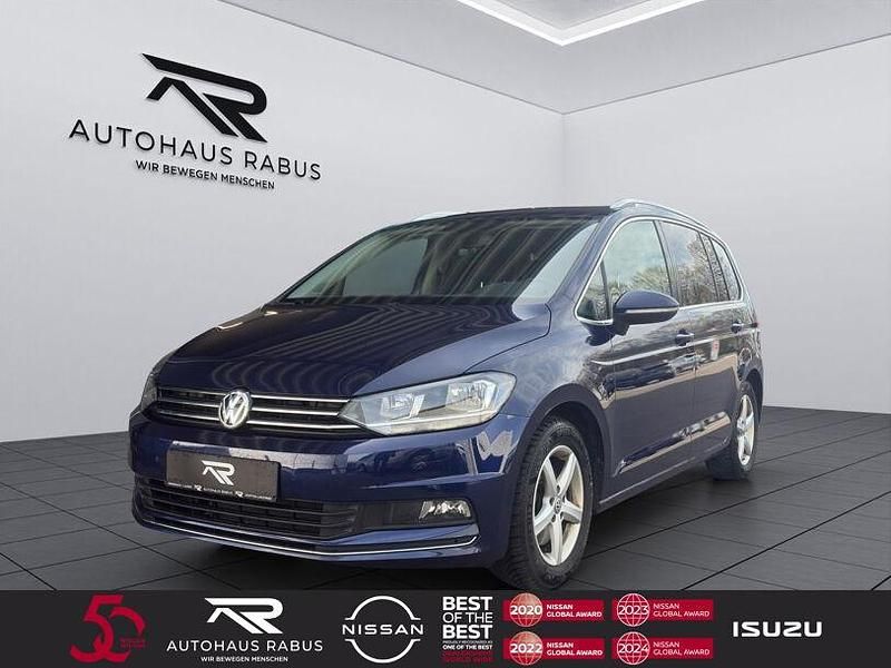 Gebraucht VW Touran Highline 150 PS (110 kW) 2017 Blau Van / Kleinbus