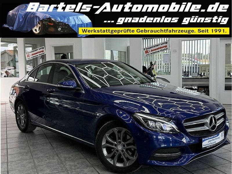 Blau Gebraucht 2014 Mercedes C220 Avantgarde Limousine | 14.200 € (Fairer Preis) - Bild 1/4