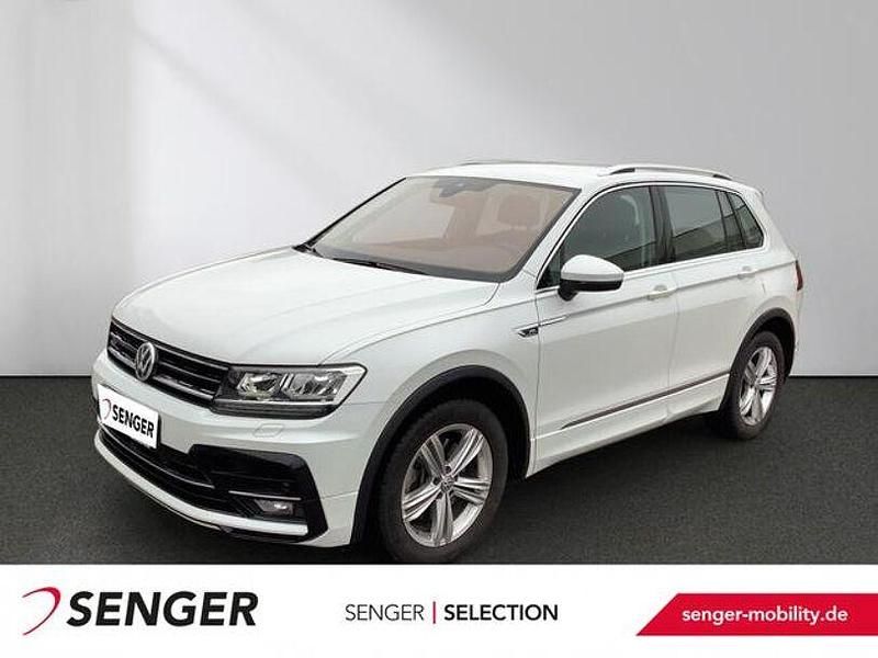 Oryxwhite perlmutteffekt Gebraucht 2020 VW Tiguan R-line SUV | 30.880 € (Guter Preis) - Bild 1/3