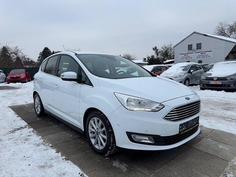Weiß Gebraucht 2017 Ford C-MAX Sport Van / Kleinbus | 9.499 € (Guter Preis) - Bild 1/4