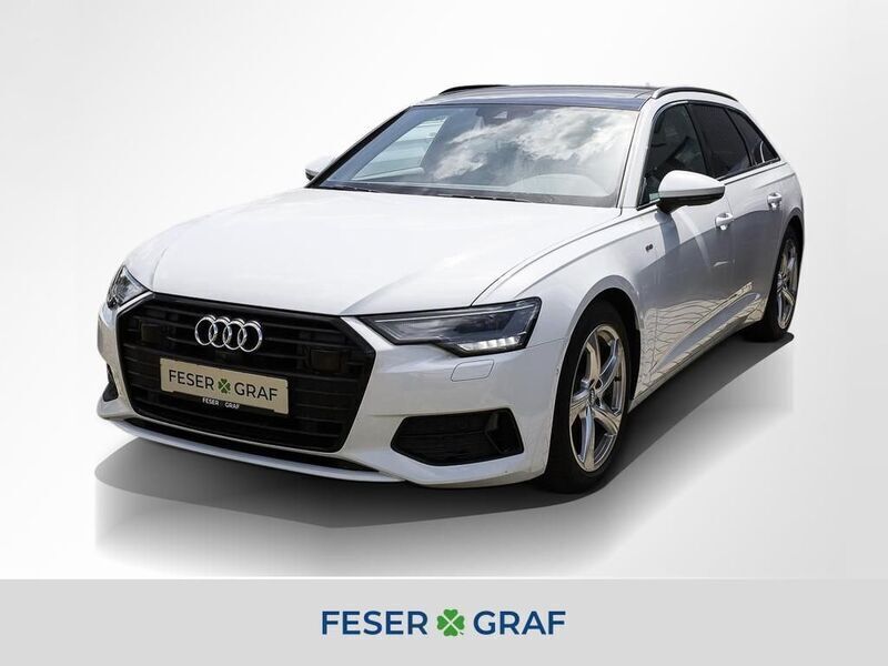 Gletscherweiß Gebraucht 2020 Audi A6 S-Line Kombi | 31.840 € (Fairer Preis) - Bild 1/4