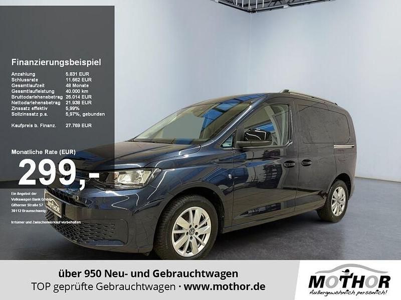 Starlight blue metallic Gebraucht 2022 VW Caddy Life Van / Kleinbus | 27.540 € (Etwas zu teuer) - Bild 1/4