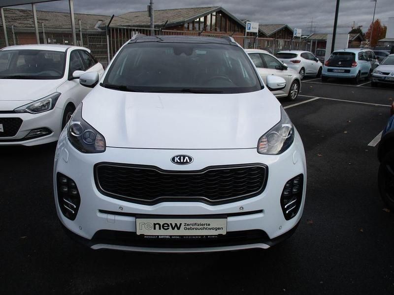 (wd) casa white Gebraucht 2017 Kia Sportage Platinum SUV | 18.850 € (Fairer Preis) - Bild 1/4