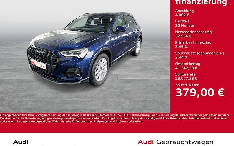 Blau Gebraucht 2025 Audi Q3 S-Line SUV | 41.998 € (Fairer Preis) - Bild 1/4