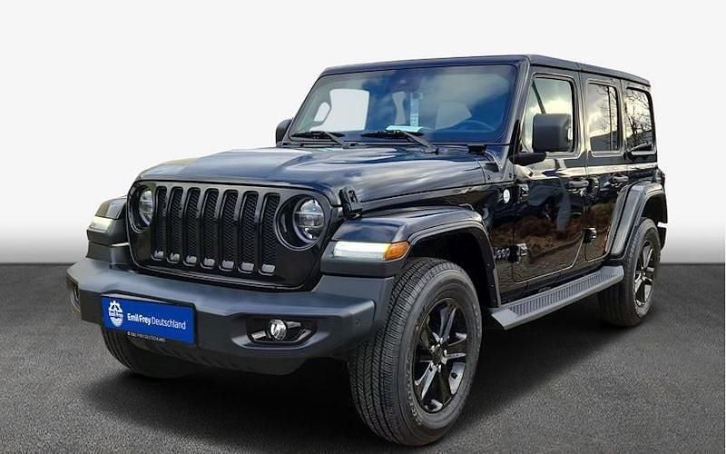 Schwarz Gebraucht 2020 Jeep Wrangler Sahara SUV | 41.651 € (Guter Preis) - Bild 1/4