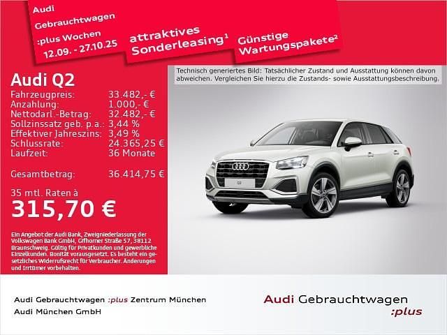 Tausilber metallic Gebraucht 2024 Audi Q2 Advanced SUV | 33.482 € (Fairer Preis) - Bild 1/2