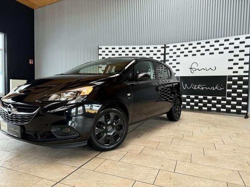 Gebraucht Opel Corsa drive 90 PS (66 kW) 2016 Schwarz Kleinwagen