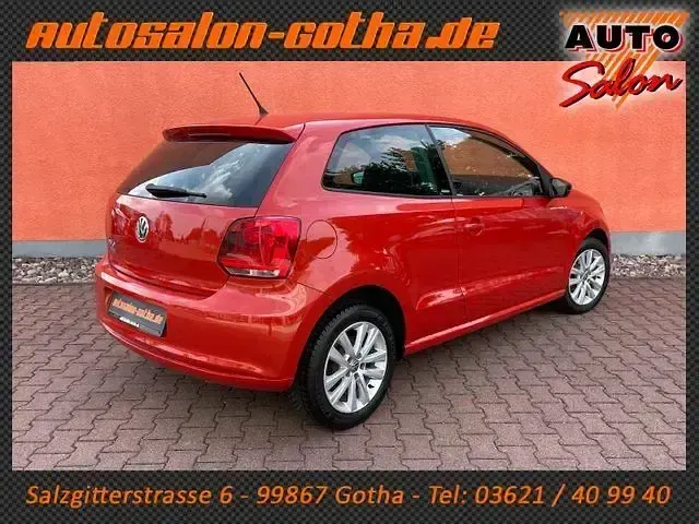Gebraucht VW Polo Style 69 PS (50 kW) 2012 Orange Kleinwagen