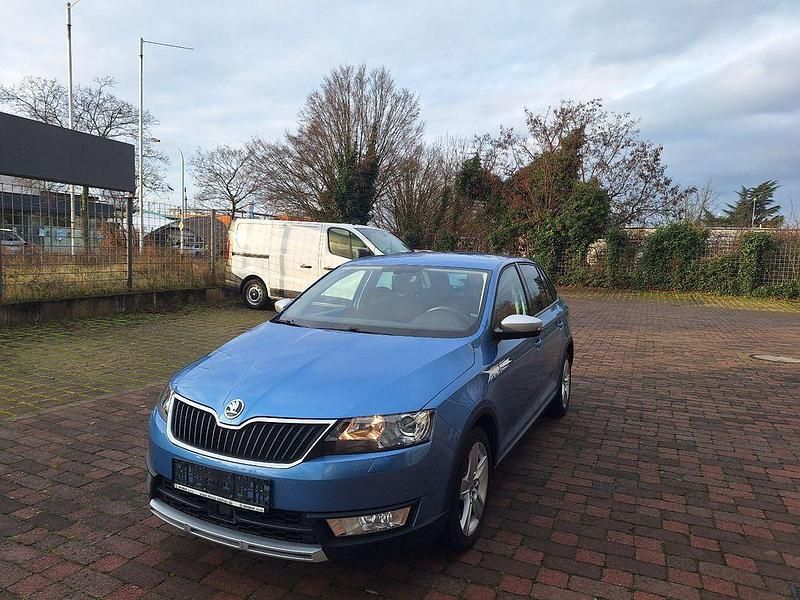 Blau Gebraucht 2016 Skoda Rapid ScoutLine Limousine | 8.500 € (Guter Preis) - Bild 1/4