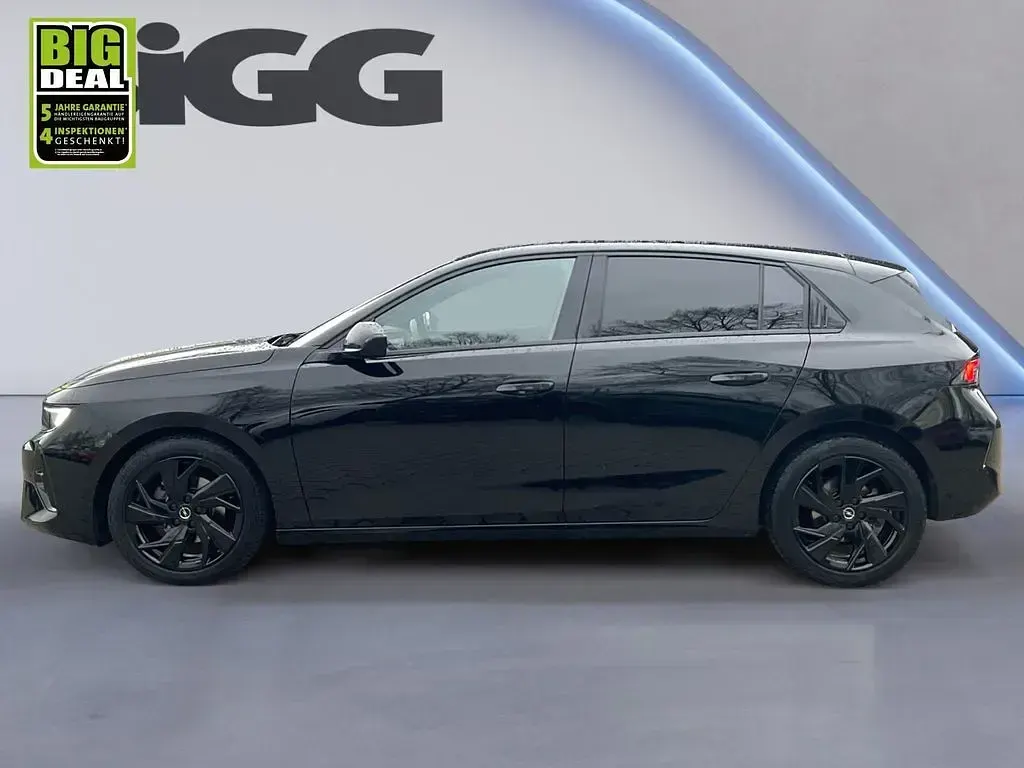Gebraucht Opel Astra GS Line 131 PS (96 kW) 2023 Karbon schwarz Limousine