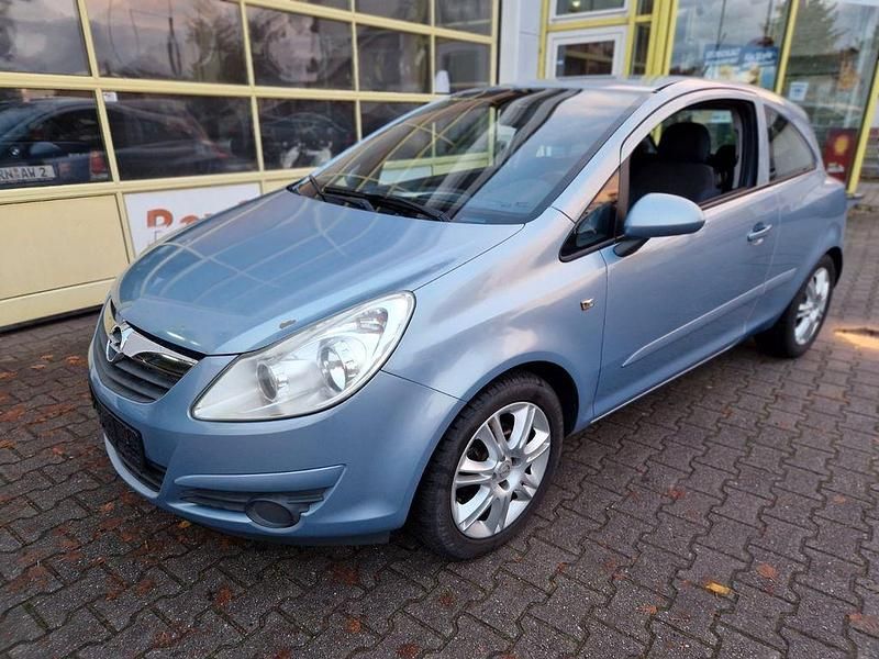 Blau Gebraucht 2007 Opel Corsa Edition Limousine | 1.990 € (Guter Preis) - Bild 1/4