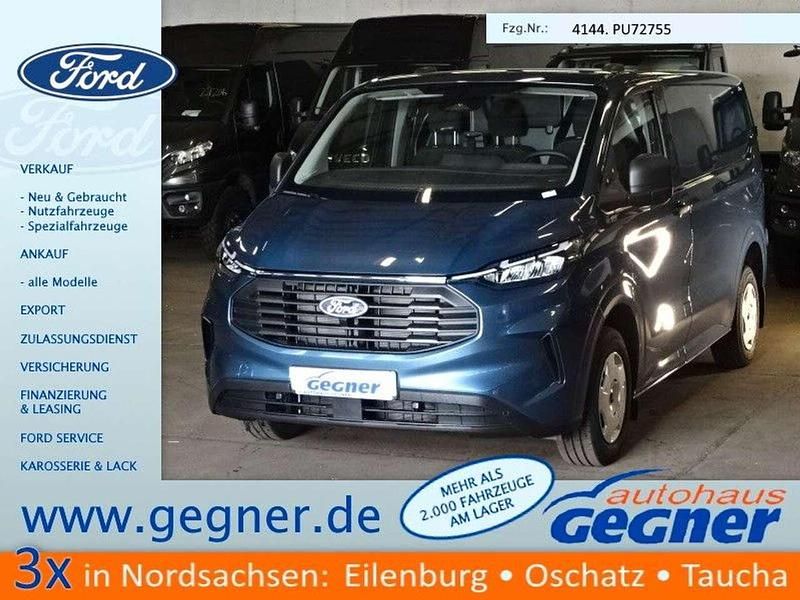 Blue metallic Neu 2025 Ford Transit Custom Trend Van / Kleinbus | 34.940 € (Guter Preis) - Bild 1/4