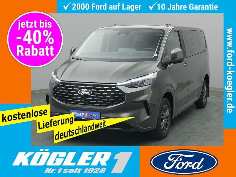 Grau Neu 2025 Ford Tourneo Custom Titanium Van / Kleinbus | 57.090 € (Etwas zu teuer) - Bild 1/4