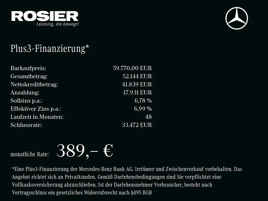 Gebraucht Mercedes GLC300 Advanced Plus 269 PS (197 kW) 2025 Silber / hightechsilber SUV
