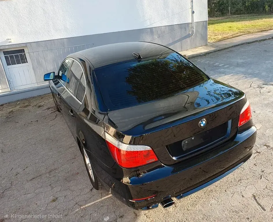 Gebraucht BMW 520 Performance 177 PS (130 kW) 2008 Schwarz Limousine