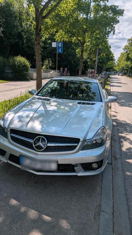 Silber Gebraucht 2008 Mercedes SL63 AMG AMG Cabrio | 33.999 € - Bild 1/4