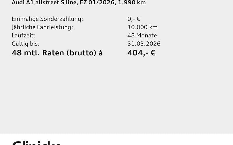 Gebraucht Audi A1 Sport 116 PS (85 kW) 2025 Pfeilgrau perleffekt Kleinwagen