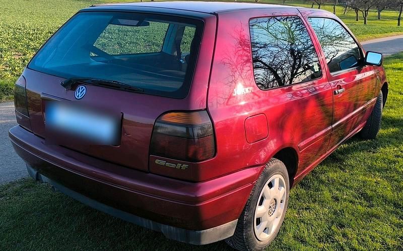 Gebraucht VW Golf III 75 PS (55 kW) 1997 Rot Kleinwagen