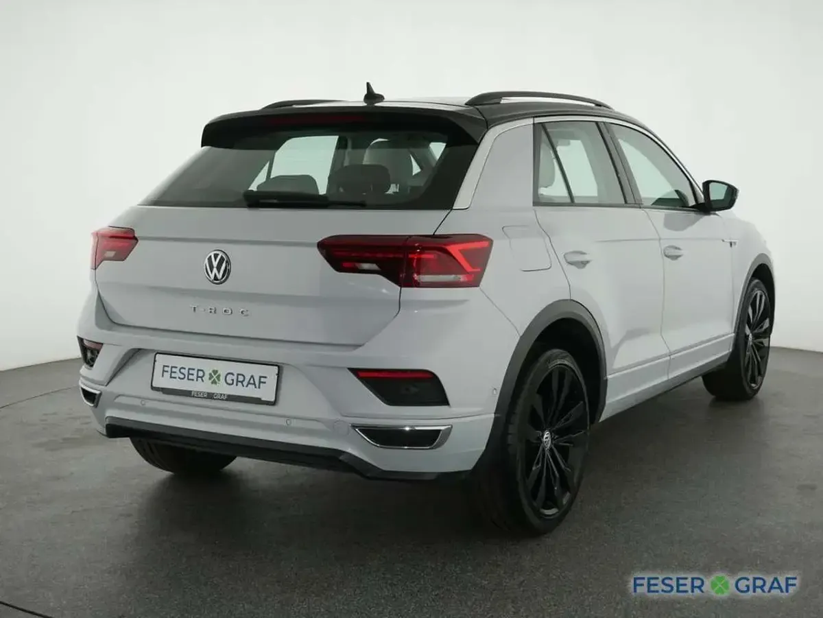 Gebraucht VW T-Roc R-line 150 PS (110 kW) 2020 White silver metallic SUV