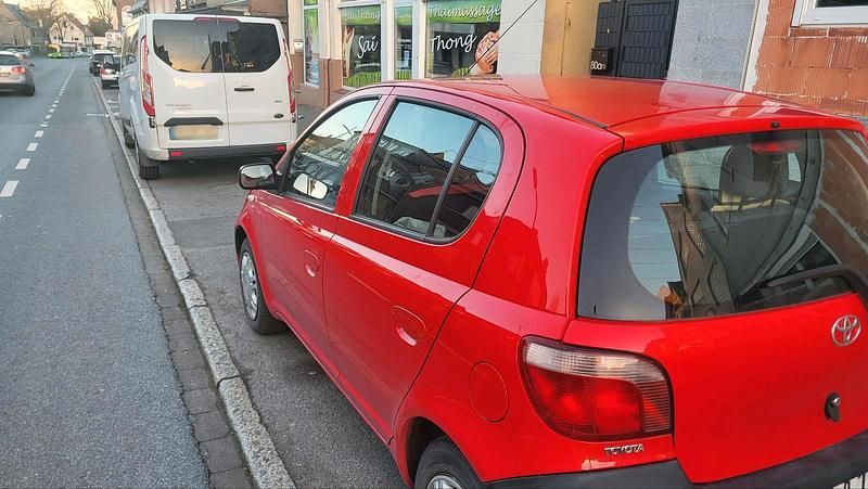 Gebraucht Toyota Yaris 2003 Rot Kleinwagen