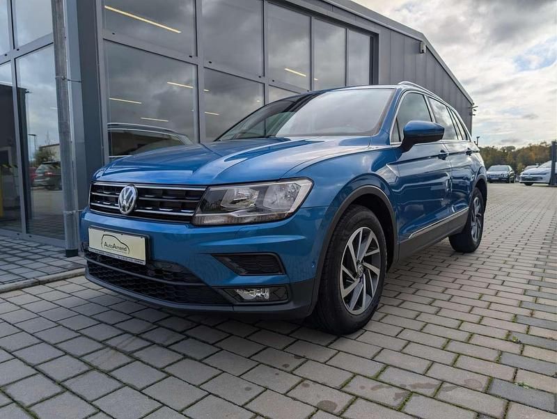 Carribean blue Gebraucht 2018 VW Tiguan Comfortline SUV | 19.390 € (Fairer Preis) - Bild 1/4
