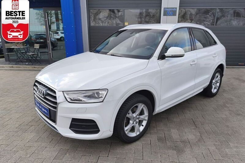 Weiß (gletscherweissmet.) Gebraucht 2016 Audi Q3 Comfort SUV | 18.900 € (Fairer Preis) - Bild 1/4