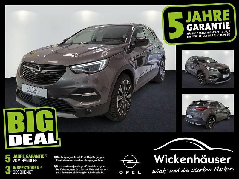Mondstein grau/e:vulkan grau Gebraucht 2021 Opel Grandland X Ultimate SUV | 22.990 € (Fairer Preis) - Bild 1/4