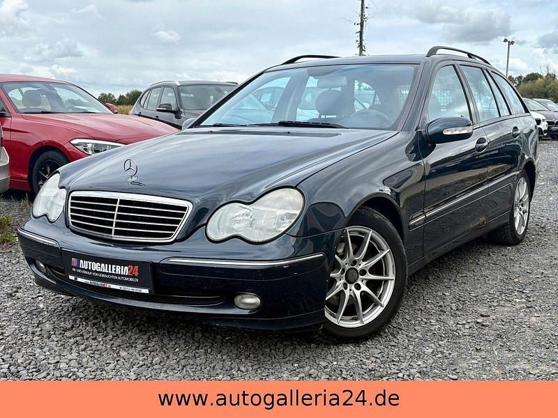 Schwarz Gebraucht 2004 Mercedes C200 Avantgarde Kombi | 1.450 € (Superpreis) - Bild 1/4