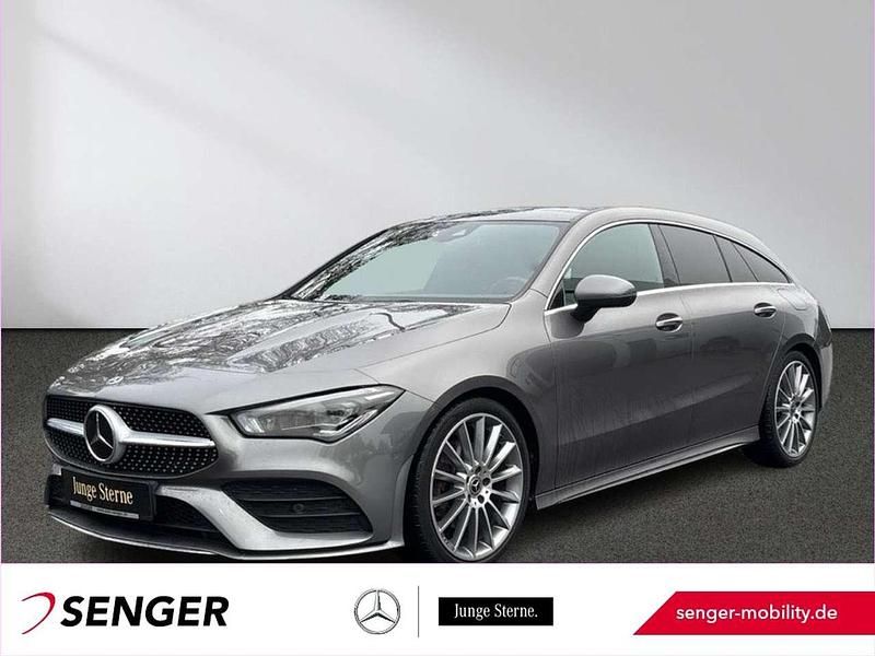 Lack mountaingrau Gebraucht 2021 Mercedes CLA220 AMG line Limousine | 27.970 € (Fairer Preis) - Bild 1/4