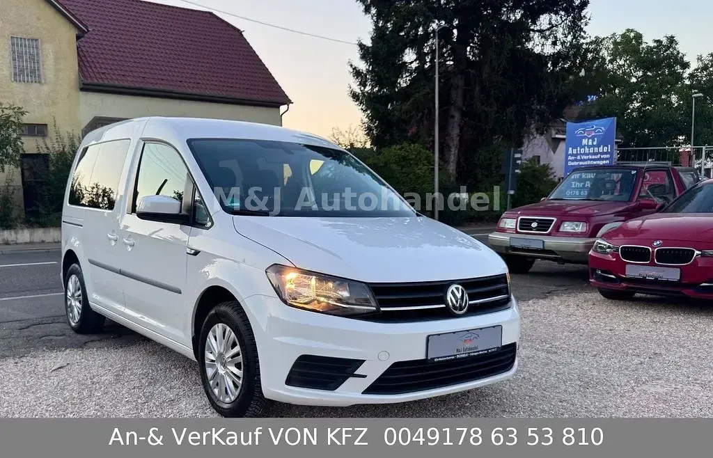 Gebraucht VW Caddy Trendline 102 PS (75 kW) 2019 Weiß Van / Kleinbus