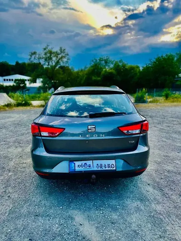 Gebraucht Seat Leon ST Style 110 PS (80 kW) 2014 Schwarz Kombi