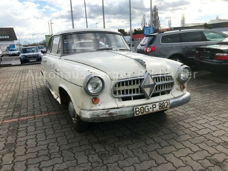 Weiß Gebraucht 1955 Borgward Isabella Limousine | 4.990 € - Bild 1/4