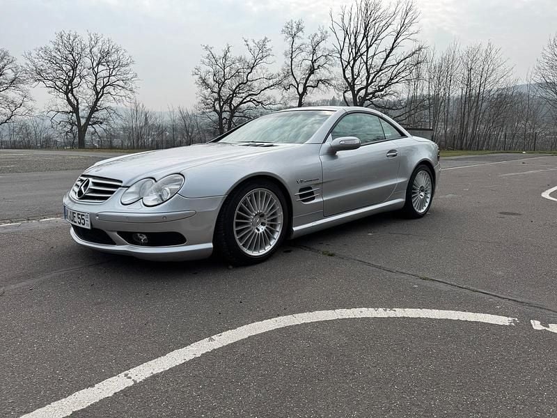 Silber Gebraucht 2004 Mercedes SL55 AMG AMG Cabrio | 28.999 € - Bild 1/4