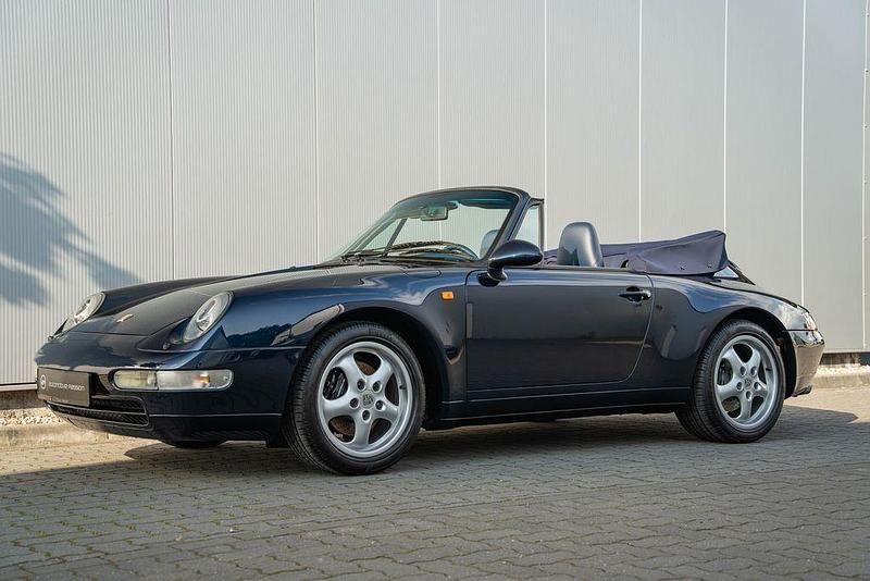 F8 nachtblau metallic Gebraucht 1996 Porsche 911 Carrera Cabriolet Cabrio | 109.890 € (Etwas zu teuer) - Bild 1/4