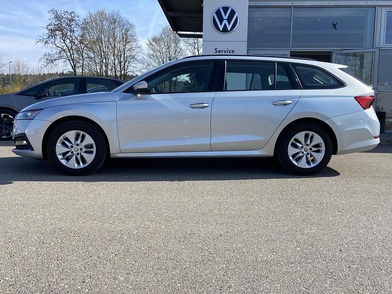 Second-hand Skoda Octavia 150 CP (110 kW) 2020 Argintiu Break