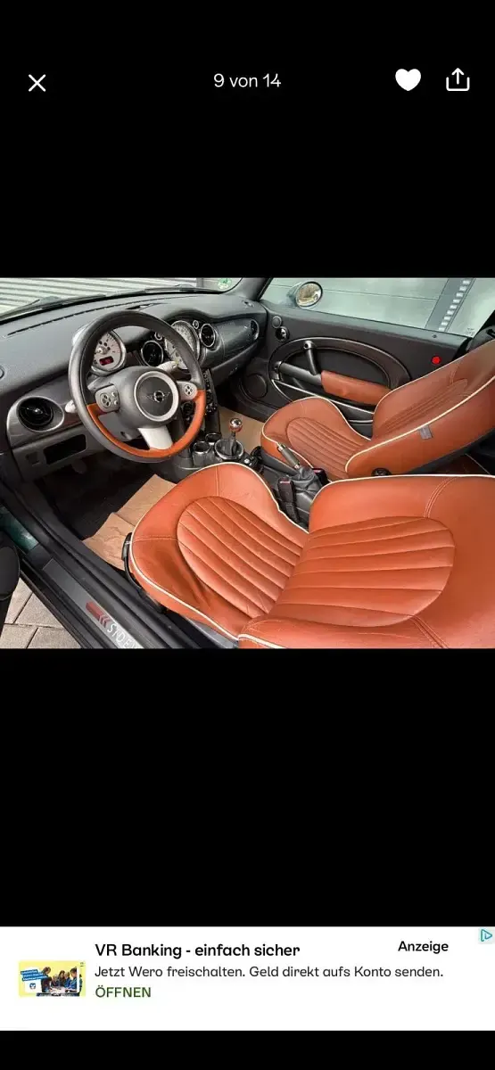 Gebraucht Mini Cooper Cabriolet 116 PS (85 kW) 2008 Grün Cabrio
