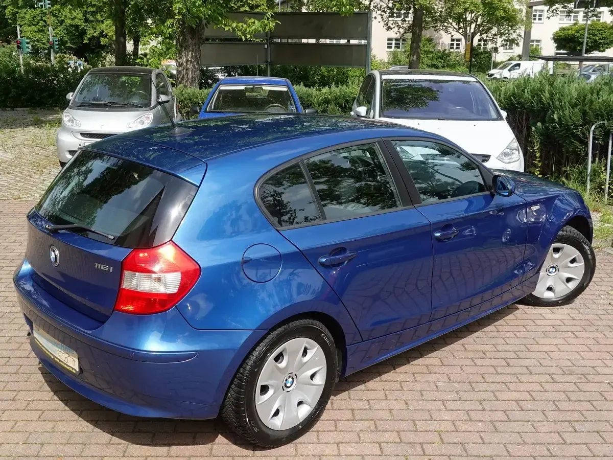 Gebraucht BMW 116 116 PS (85 kW) 2007 Blau Kleinwagen
