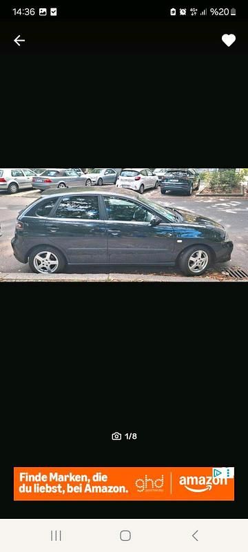 Schwarz Gebraucht 2006 Seat Ibiza Kleinwagen | 1.100 € (Guter Preis) - Bild 1/4