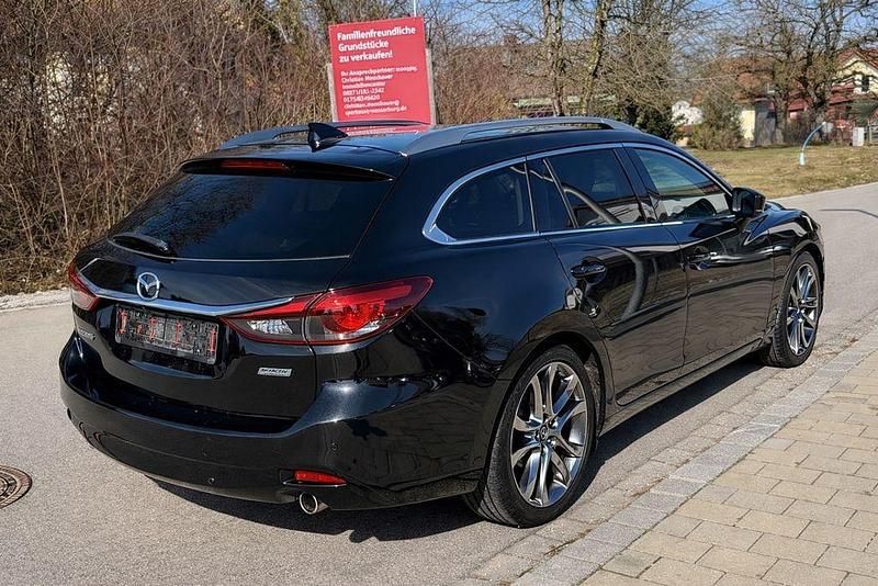 Gebraucht Mazda 6 Prime-Line 150 PS (110 kW) 2017 Schwarz Kombi