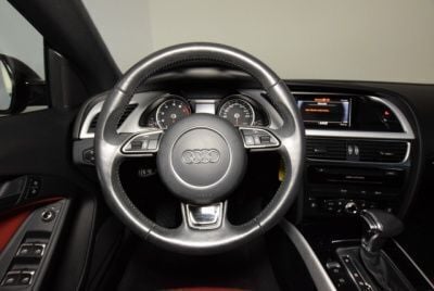 Gebraucht Audi A5 Cabriolet Design 170 PS (125 kW) 2015 Rot metallic Cabrio