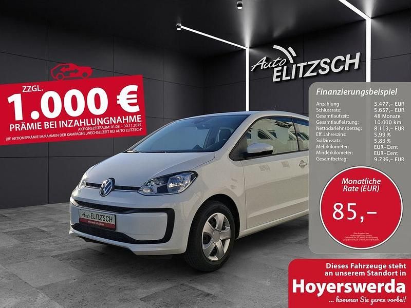Weiß Gebraucht 2022 VW up! Kleinwagen | 11.590 € (Fairer Preis) - Bild 1/3