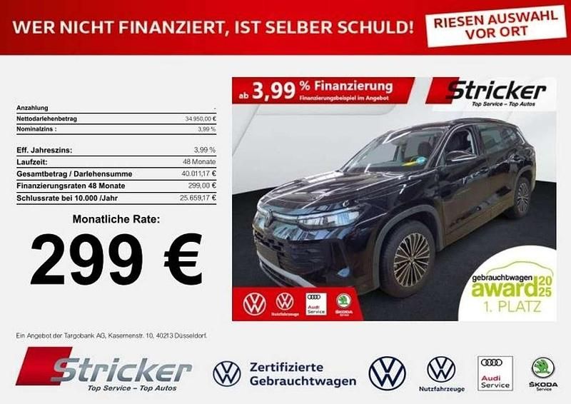 Gebraucht VW Tayron Life 150 PS (110 kW) 2025 Schwarz SUV