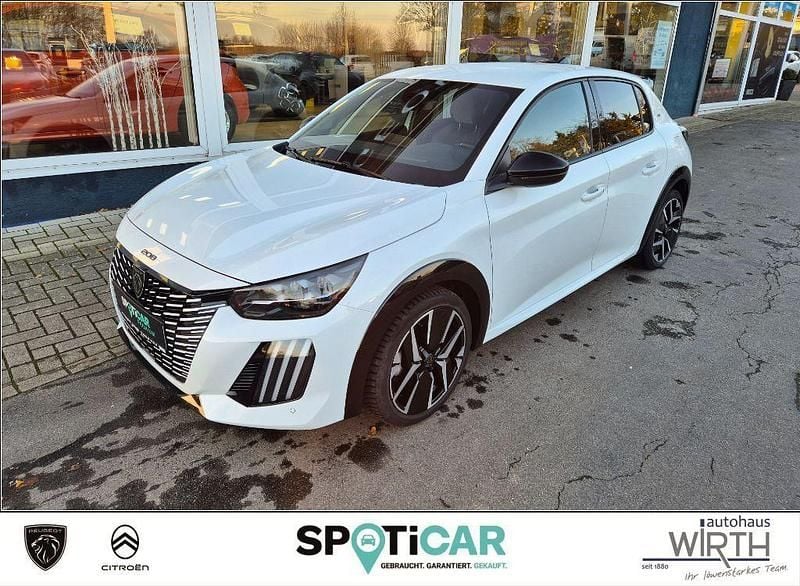 Weiß Gebraucht 2024 Peugeot 208 GT Kleinwagen | 20.390 € (Fairer Preis) - Bild 1/4