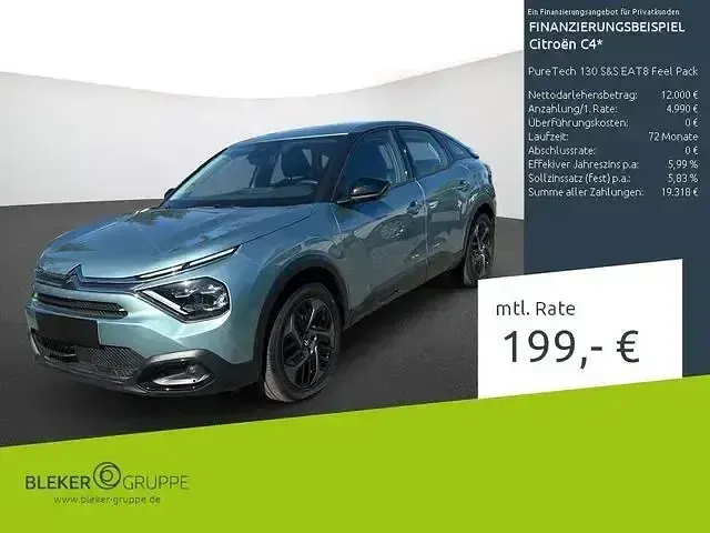 Używany Citroën C4 Feel 131 KM (96 kW) 2023 Niebieski SUV