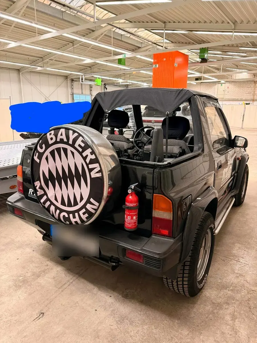 Gebraucht Suzuki Vitara 82 PS (60 kW) 1991 Schwarz Cabrio